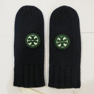 Tory Burch Color Block Logo Mitten BNWT